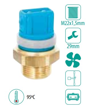 IG52295G INTERRUPTOR TERM. RADIADOR  (95-86Â°C)