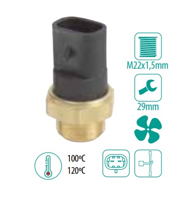 IG440100G INTERRUPTOR TERM. RADIADOR (100-95 C)