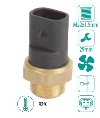 IG42692G INTERRUPTOR TERM. RADIADOR (92-87Â°C)