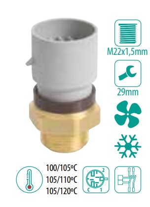 IG497100G INTERRUPTOR TERM. RADIADOR (100-105Â°C)