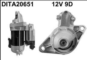 DITA20651 MOTOR DE PARTIDA HONDA CIVIC AUTOMATICO 12V 9D