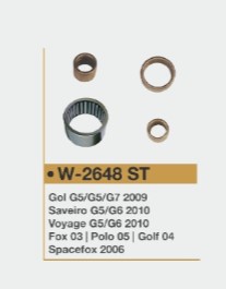 W2648ST -KIT BUCHA PART VALEO GOL/SAV/FOX/VOY/SFOX/POLO C/ROLETE