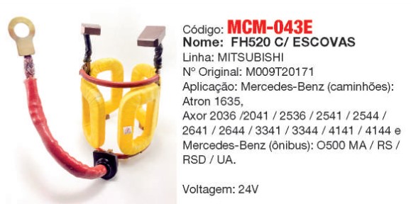 MCM043RM BOBINA MITSUBISHI AXOR MEDIO REMAN