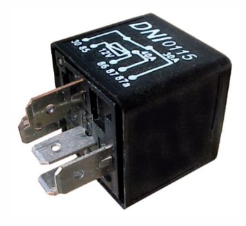 DNI0115 RELE AUXILIAR 12V 5T REVERSOR 40/30A S/SUPORTE