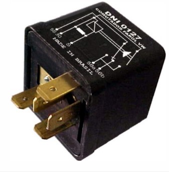 DNI0127 RELE FAROL ALTO/BAIXO FUSCA/PASSAT/VBRASILIA/KOMBI 12V 5T
