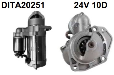 DITA20251 MOTOR DE PARTIDA IVECO/EURO CARGO 24V 10D 