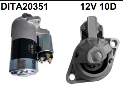 DITA20351 MOTOR DE PARTIDA MITSUBISHI EMPILH. CLARK 12V 10D