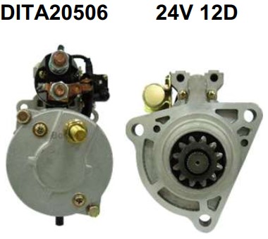 DITA20506 MOTOR DE PARTIDA VOLVO FH12/FM12 24V 12D 5.5KW
