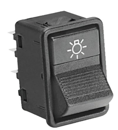 K3833113 INTERRUPTOR TECLA MB.>88 FAROL 2 POSIÇÕES PRETO 8T