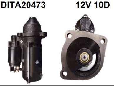DITA20473 MOTOR DE PARTIDA ISKRA PERKINS /MF MASSEY 12V 10D