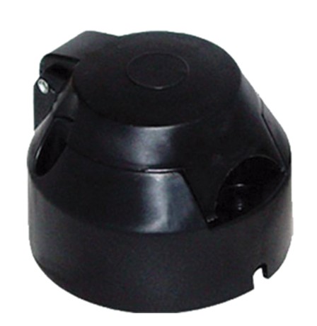E1700 TOMADA ENG. CARRETA PLAST. FEMEA 6P PRETA