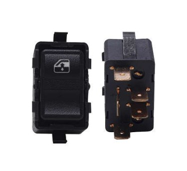 1504010 INTERRUPTOR VIDRO MONZA 88> SIMPLES 5T VERDE