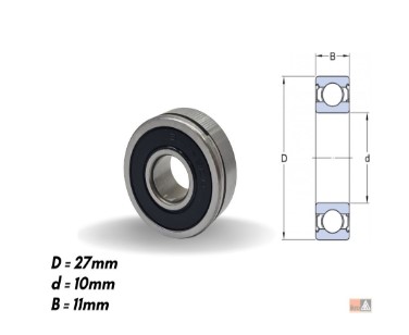 IKB1050 ROLAMENTO ALTERNADOR HITACHI/NISSAN 27X10X11