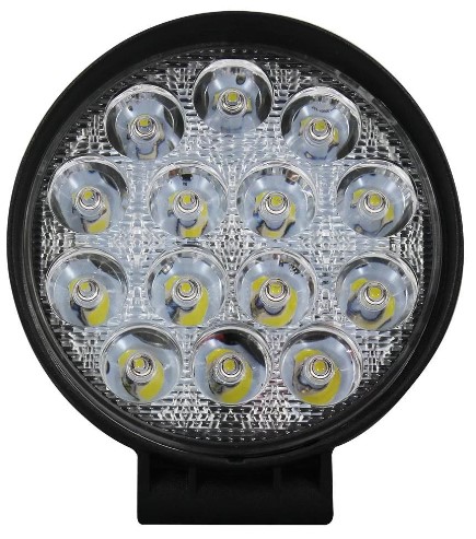 FAROL LED 10W 14LEDS REDONDO MAIS FINO BIVOLT TIGER (0802032)