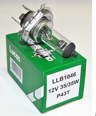 LAMPADA H4 12V 35/35W LLB1046P LUCAS MOTO 
