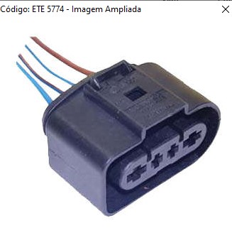 ETE5774 CHICOTE 4VIAS BOMBA COMBUSTIVEL VW/JEEP/AUDI