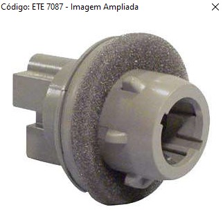 ETE7087 SOQUETE LANTERNA P/1141 CORCEL II/F1000 1POLO