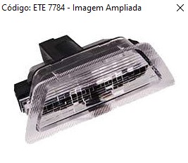 ETE7784 LANTERNA PLACA ASTRA 1999/2004 