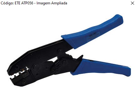 ETEATP056 ALICATE TERMINAL COMPRESSAO TUBULAR 