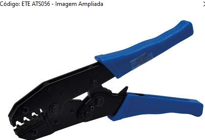 ETEATS056 ALICATE CLIPAGEM TERMINAL COMUM