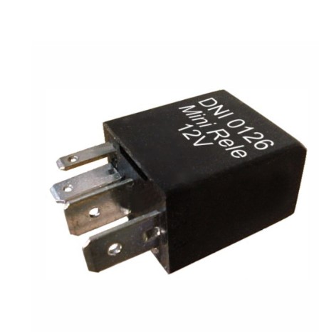 DNI0126 RELE MINI AUXILIAR 12V 5T 30/20A GM/FORD C/RESISTOR