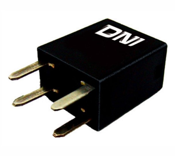 DNI8123 RELE MINI AUXILIAR 12V 4T 40A GM/HYUNDAI/KIA C/RESISTOR 