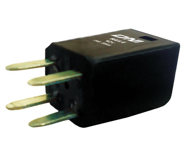 DNI8124 RELE MINI AUXILIAR 12V 4T GM/MITSUBISHI C/RESISTOR 