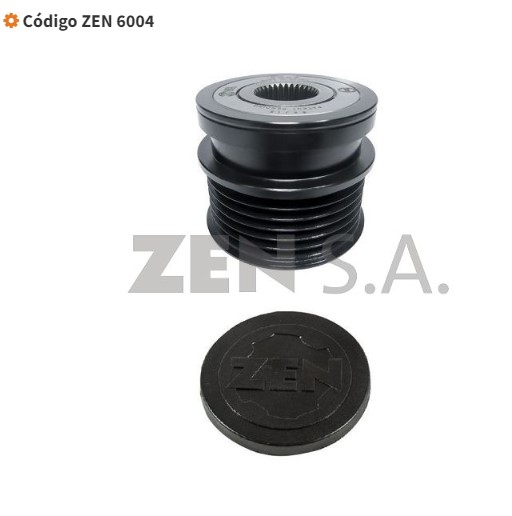 ZEN6004 POLIA RODA LIVRE P/ ALTERNADOR 