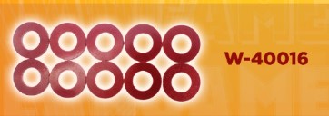 W40016 -KIT REPARO ARRUELAS PART LADO COLETOR PEQ (IND REDUÇÃO)  (C/10PÇS)