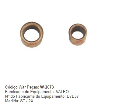 W2073ST -KIT BUCHA PART.VALEO FIESTA/KA/COURRIER/CELTA