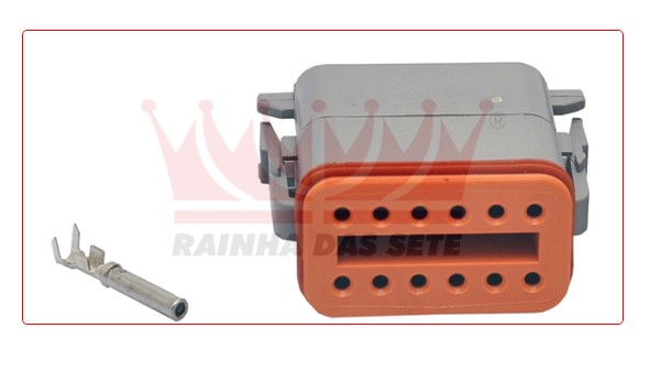 ETE4452 KIT CHICOTE 12VIAS CAM./ONIBUS /AGRICOLA DEUTSCH (FEMEA)