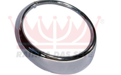 ETE7151 ARO DE FAROL FUSCA/KOMBI 76/96 1 FURO CROMADO