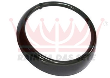 ETE7151P ARO DE FAROL FUSCA/KOMBI 76/96 1 FURO PRETO