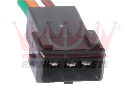 ETE9880 CHICOTE 3VIAS SENS.ROTACAO/DETONACAO SENS.VEL.VW MACHO