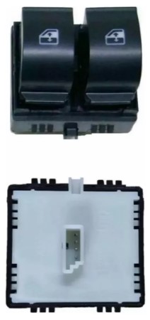 1502033 INTERRUPTOR VIDRO PALIO/SIENA/IDEA/LINEA/PUNTO DUPLO LED AMBAR S/MOLD