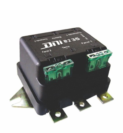 DNI8235 RELE DUPLO FAROL 24V 500W