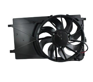 EV101047 ELETROVENTILADOR MERIVA/ZAFIRA/ASTRA C/AR 8PAS (C/DEFLETOR) 385MM C/RESIST.