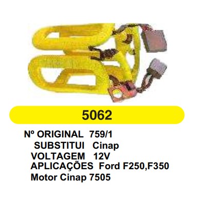 5062 BOBINA CINAP F250/F350 12V