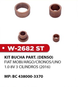 W2682ST -KIT BUCHA PART.DENSO MOBI/ARGO/CRONOS/UNO