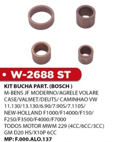 W2688ST -KIT BUCHA PART.M-BENZ JF MOD./AGRALE/VOLARE