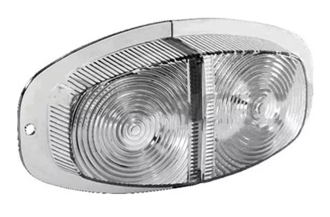 GF0017CR LENTE LANTERNA CANOINHA CRISTAL