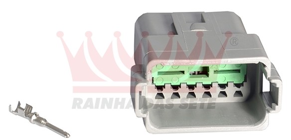 ETE8452 KIT CHICOTE 12VIAS CAMINHAO/ONIBUS/DEUTSCH (MACHO)