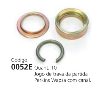 EDA0052E JOGO TRAVA BENDIX PART. PERKINS C/CANAL (C/10)