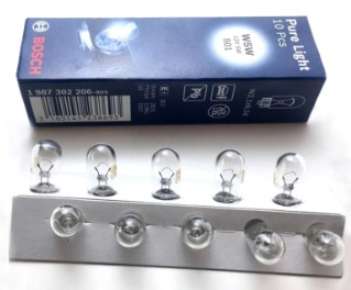 LAMPADA PINGAO 12V 5W BOSCH 1987302206 COMUM 