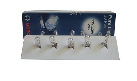 LAMPADA PINGUINHO 12V 1,2W BOSCH 1987302208 COMUM 