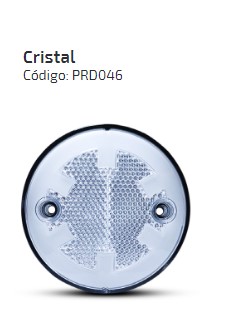 PRD046 LANTERNA LATERAL APOLO 85MM 6 LED CRISTAL