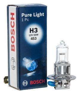 LAMPADA H3 12V 55W BOSCH 1987302031 COMUM
