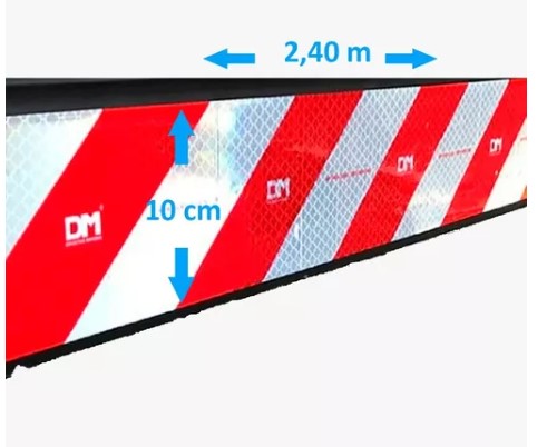 DM9400LR FAIXA REFLETIVA P/CHOQUE 2.4MX10CM