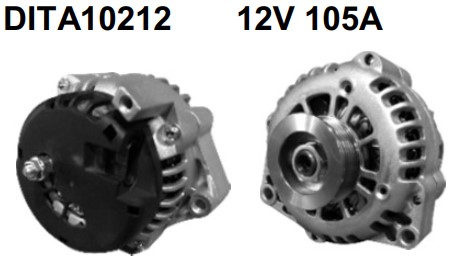 DITA10212 ALTERNADOR BLAZER 4.3 V6 96/02 S10 4.3 96/02 105A