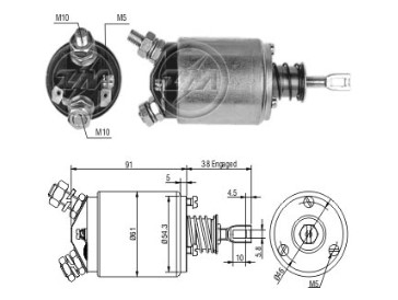 SDL533 AUTOMATICO PT. BOSCH JD ANTIGO 12V